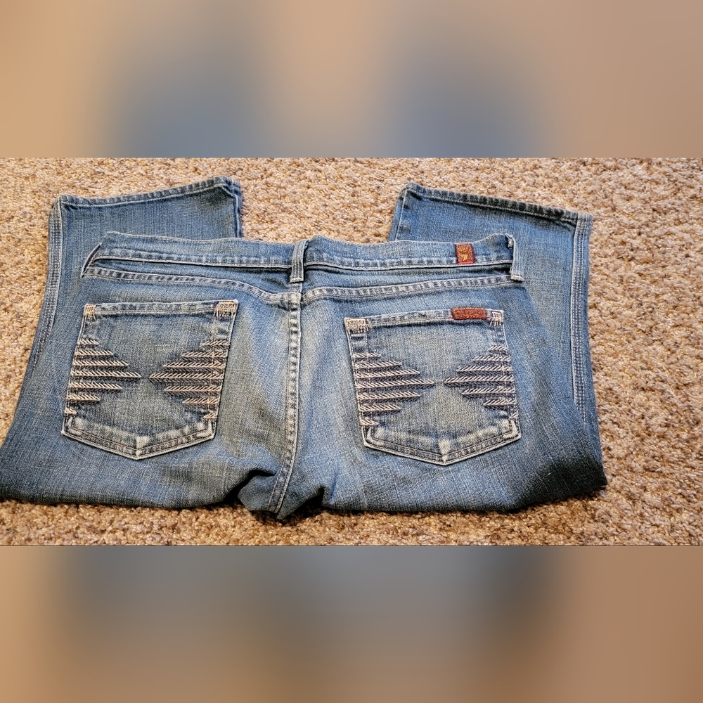 7 for all Mankind long shorts